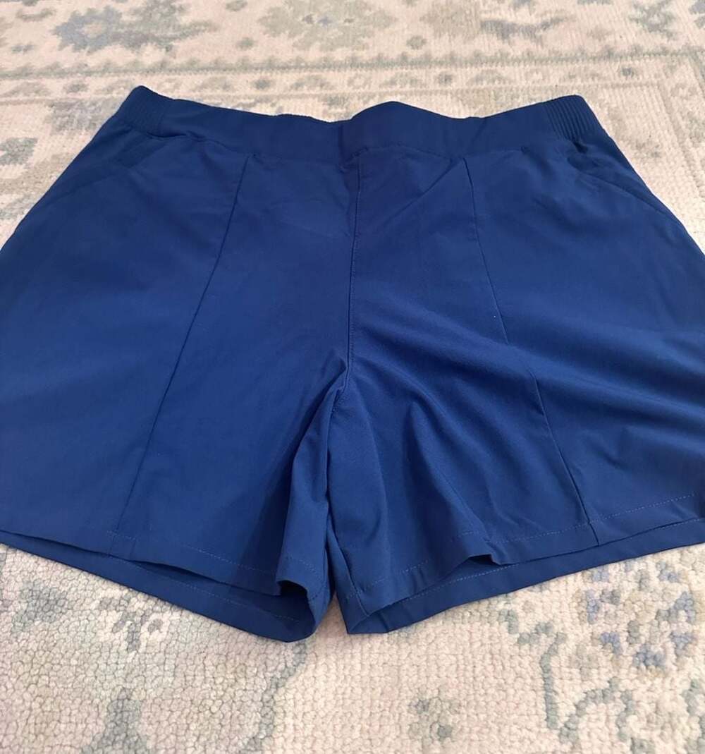 XL - Columbia PFG Performance Fishing Gear Men's Blue Nylon Athletic Shorts Size